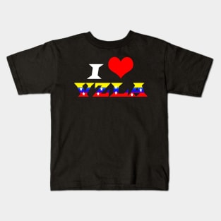 i love Venezuela Kids T-Shirt